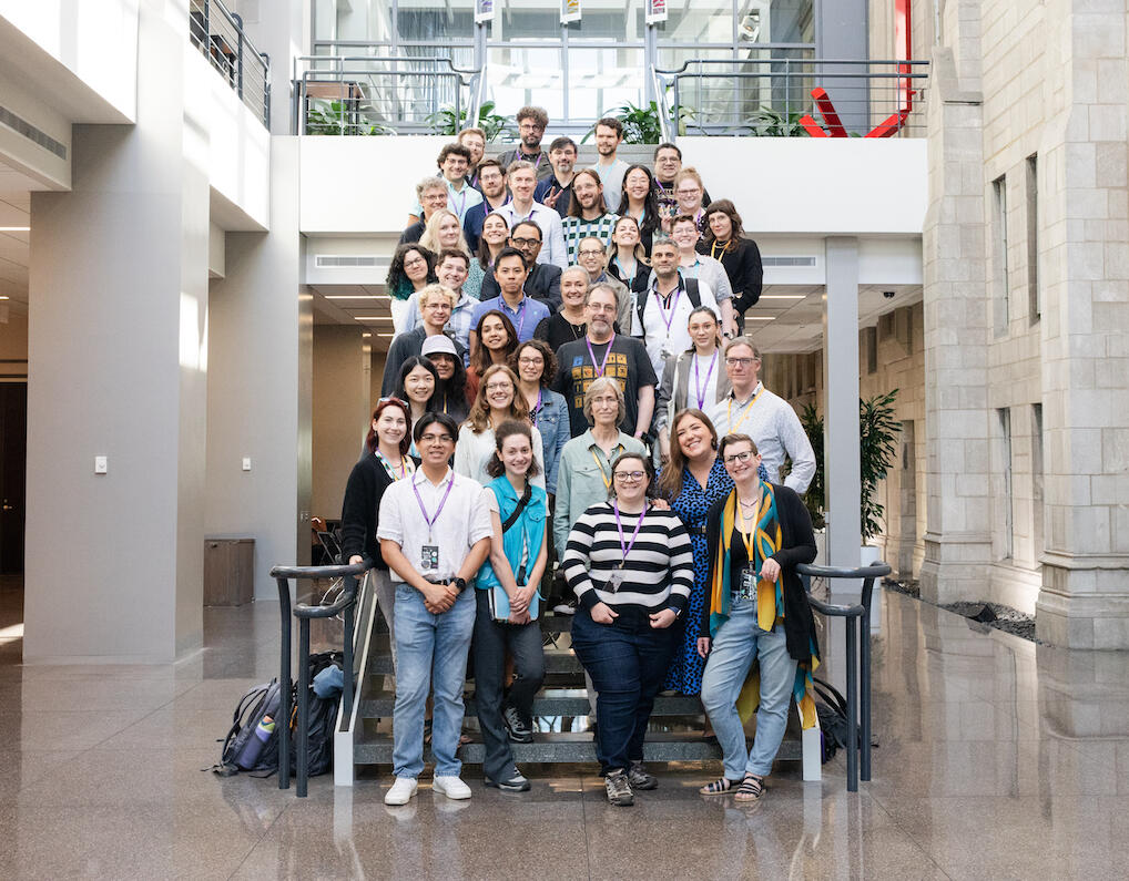 Richard Silvester with the other board members and volunteers of the Data Visualization Society